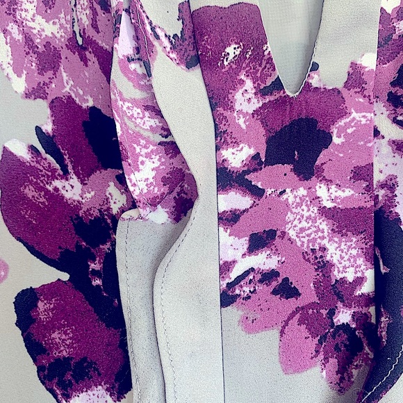 Purple & Grey Blouse (small) - Picture 4 of 4